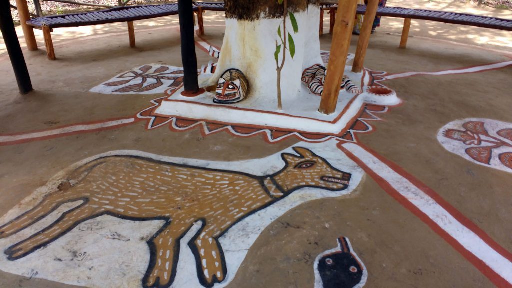 Baiga Floor Painting