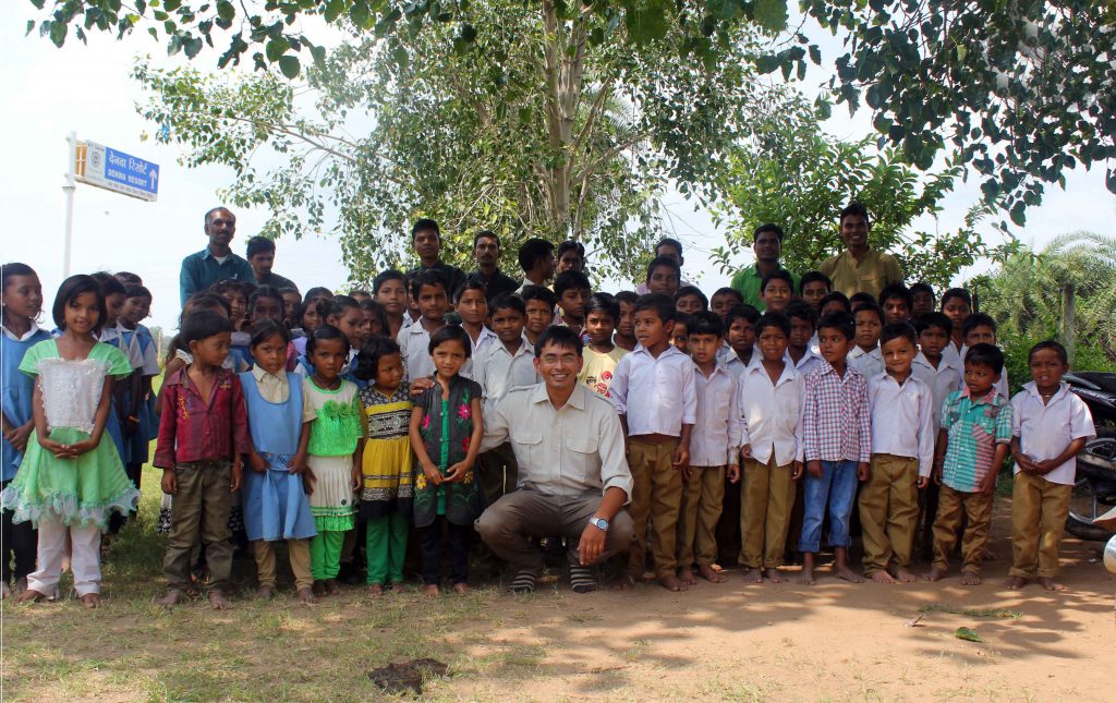 Wildlife week with the village school children at Satpura Tiger Reserve