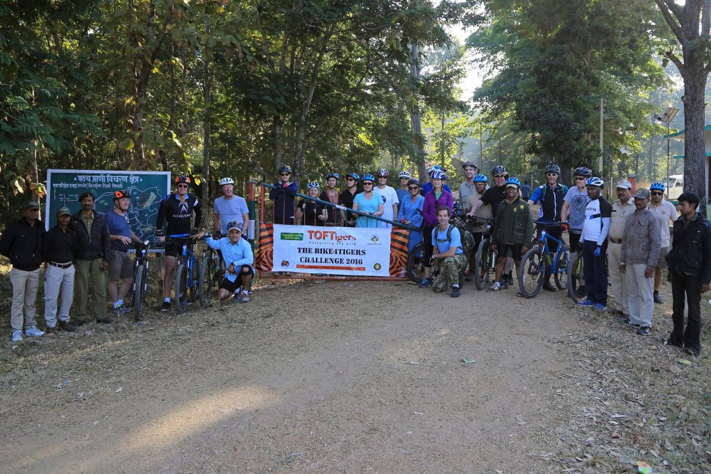 At Rukad (Pench National Park) Starting point of the Cycling Trip.