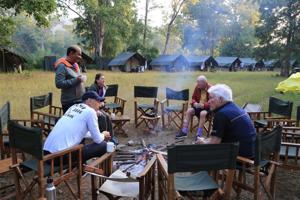 Morning tea at Camp 1