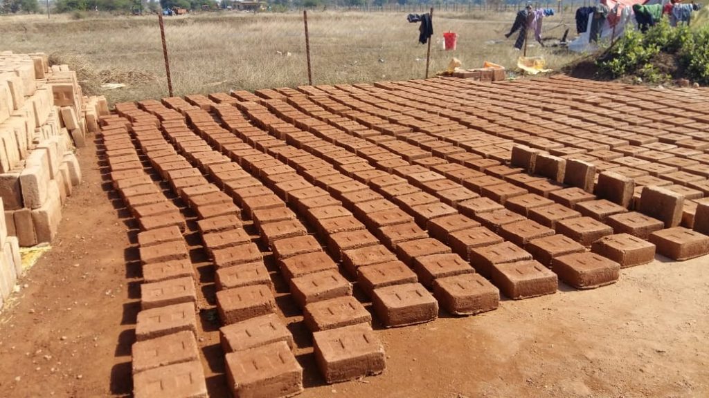 Handmade and Sun-dried Bricks  
