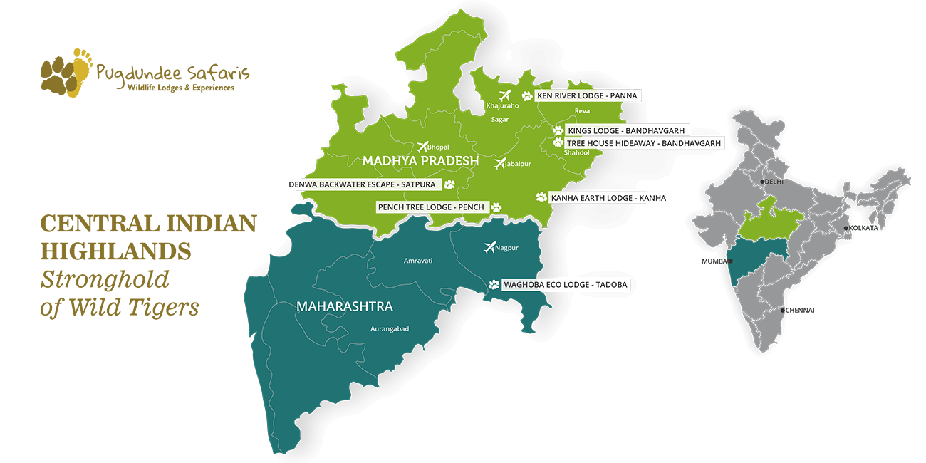 Map of Panna National Park