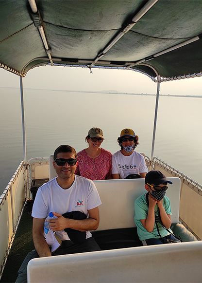 Boat Ride in Tadoba Irai Lake