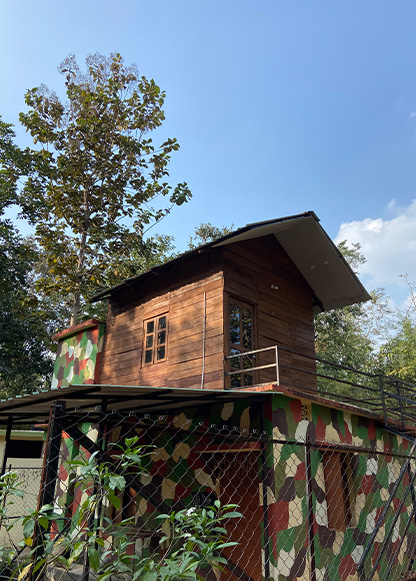 Log Hut Stay in Tadoba