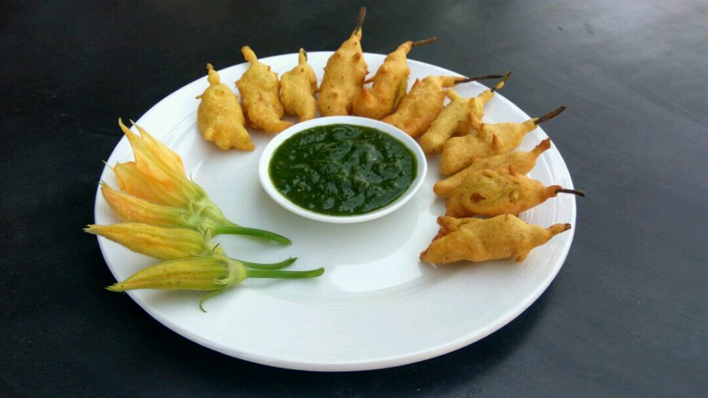 Pumpkin Flower Pakoras