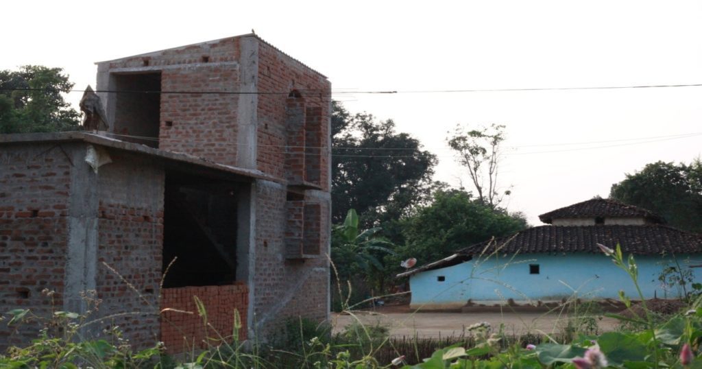 Gond Tribal Houses in Kanha