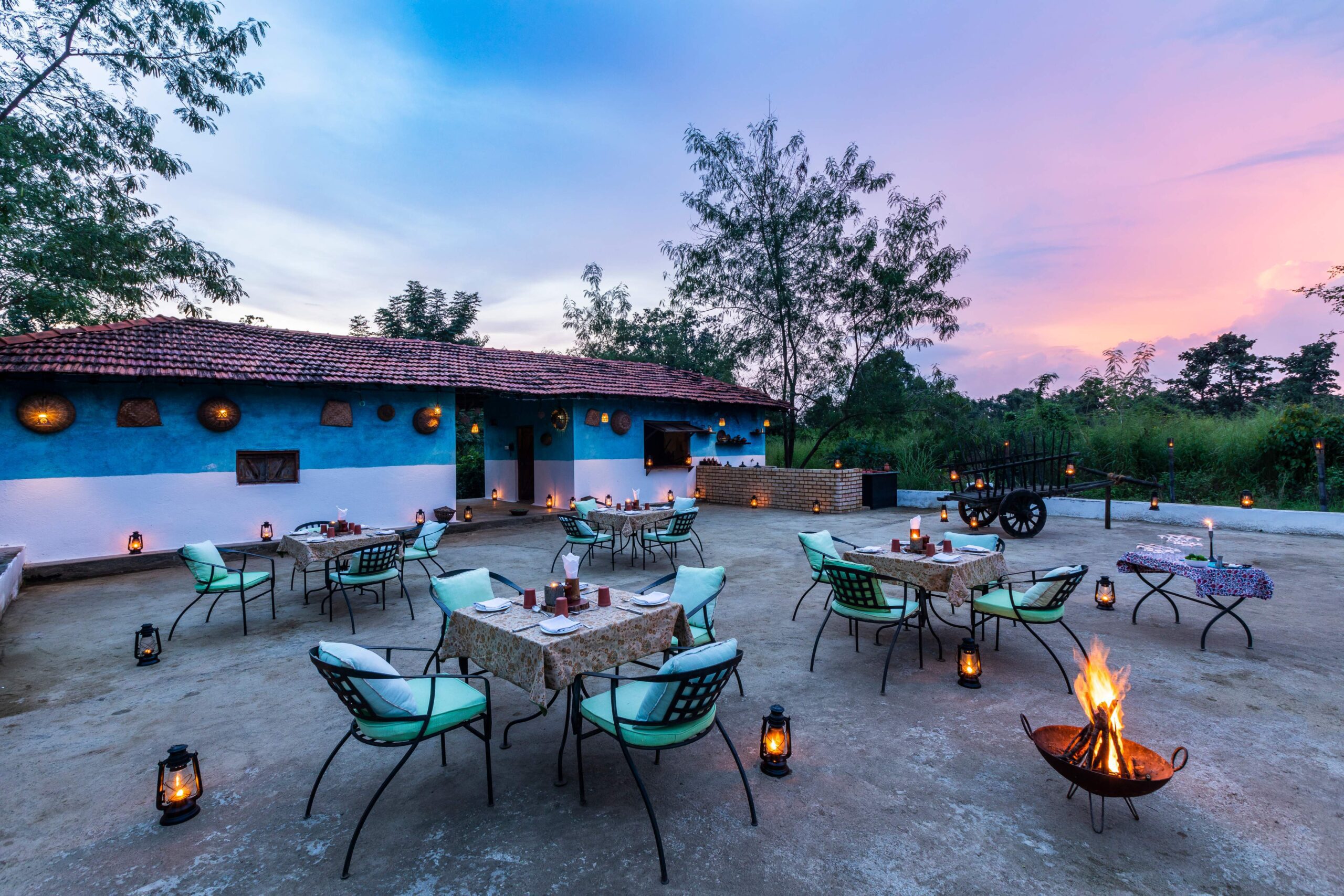 Food section Farm Dinner at Pench Tree Lodge | Pugdundee Safaris Blog