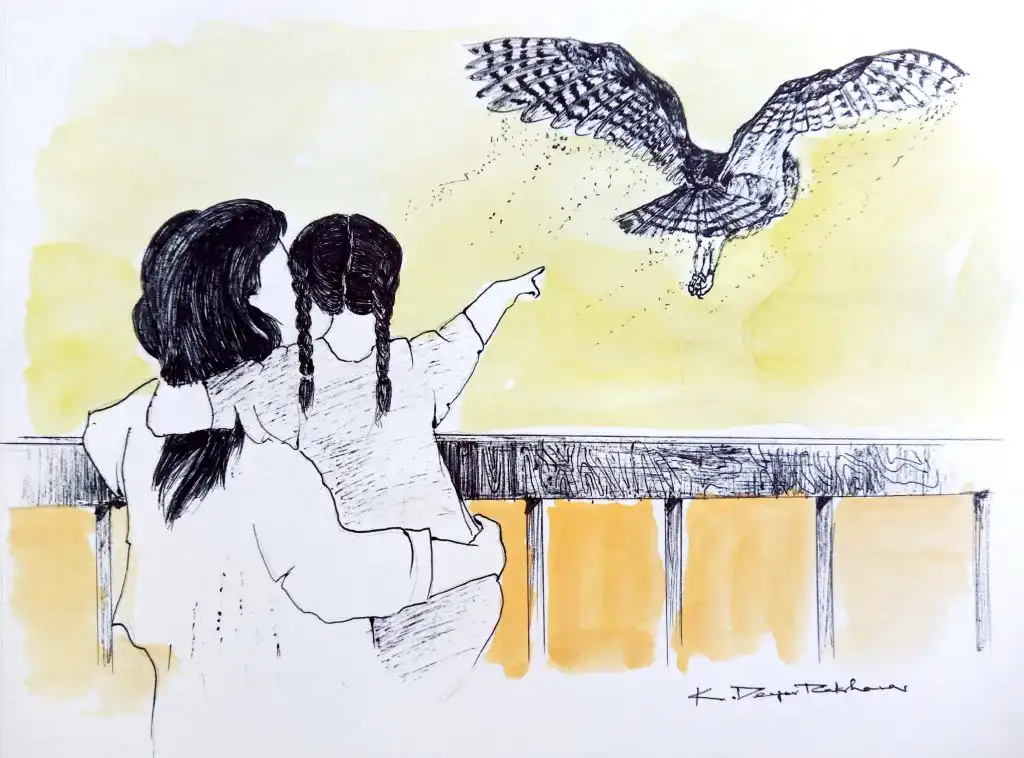 Seeing an Owl is a Good Omen