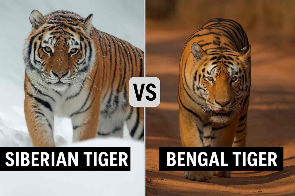 siberian vs bengal tiger